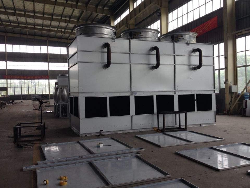 玻璃鋼冷卻塔解決冷卻水配管和噪聲