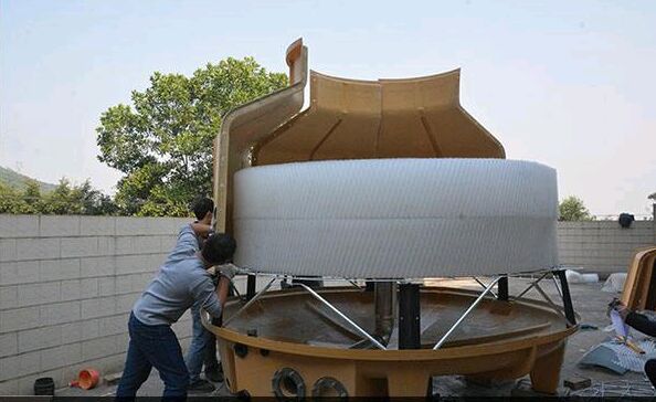 安裝冷卻塔施工（gōng）現場