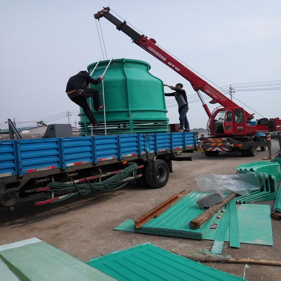 涼水塔安裝現場