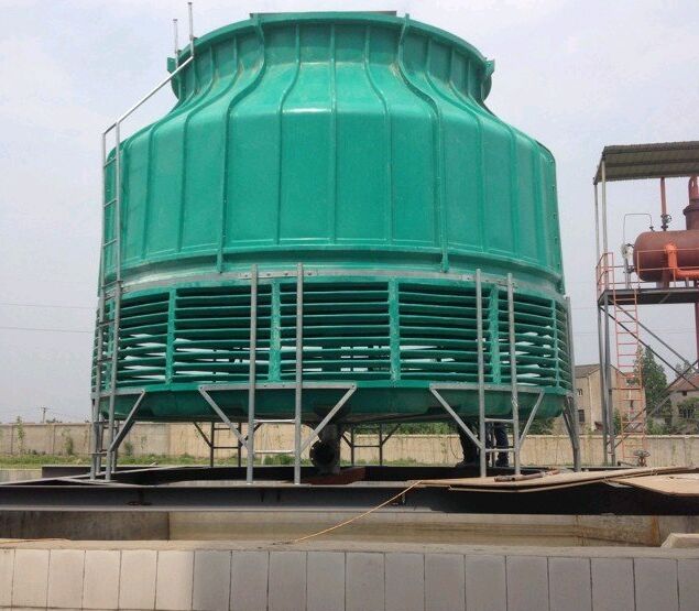 圓形冷卻塔收水器飛飄水原因